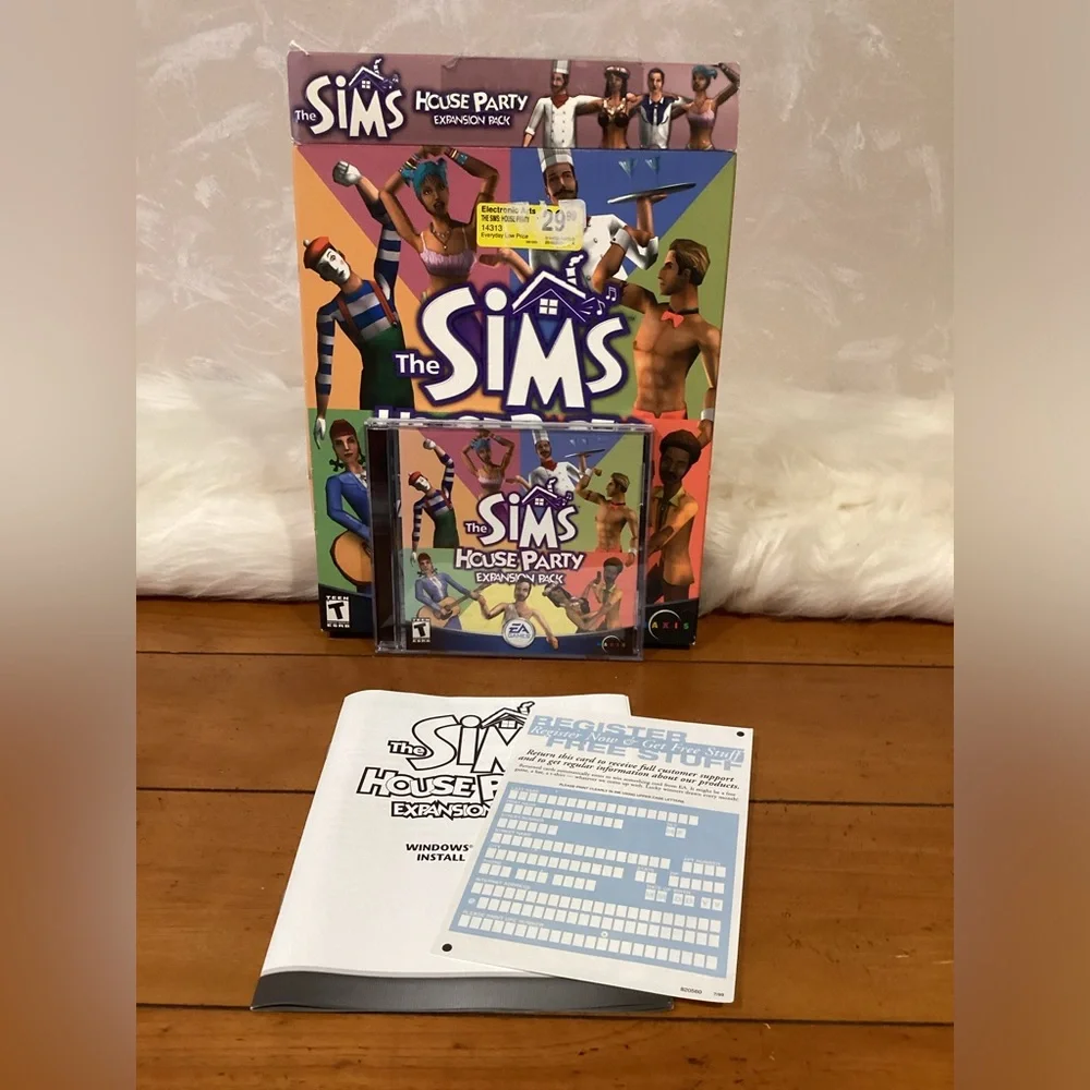 The SIMS HOUSE PARTY Expansion Pack CD-ROM